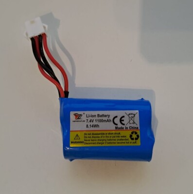Li-ion Max Performance Akku, 7,4V, Volt, 1100mAh, HONGXUNJIE für Speedboot 808