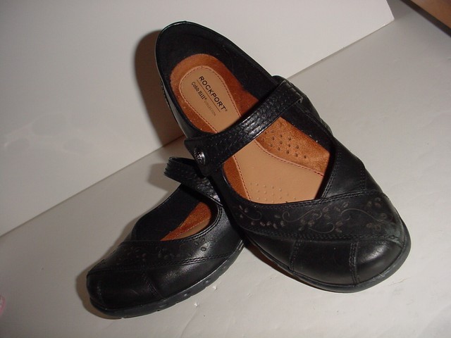 Women's Rockport Cobb Hill Petra Mary Jane 9 M Black Leather for sale online | eBay