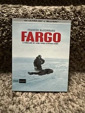 Fargo (4K, Blu Ray, Shout Select 2024) Brand New with Snow Globe, Pad & Poster