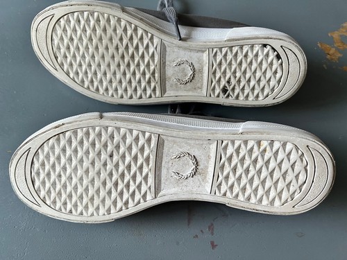Sneakers Fred Perry uomo grigie taglia 10 ex condizioni prezzo di listino £65-70 - Foto 7 di 10