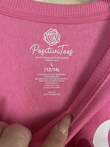 Women’s Positivi Tees Sweatshirt Large 12-14 Dog Mama - Picture 2 of 3