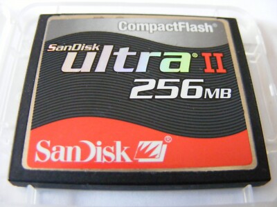 ,,, 256MB Compact Flash Card Ultra II ( 256 MB CF Ultra II ) SanDisk gebraucht,,