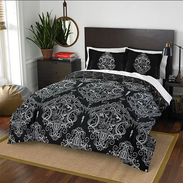 Harry Potter Twin, Full & Queen Reversible Duvet & Sham Bed