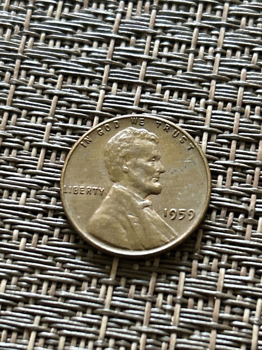 1959 penny no mint mark with L on the edge | eBay