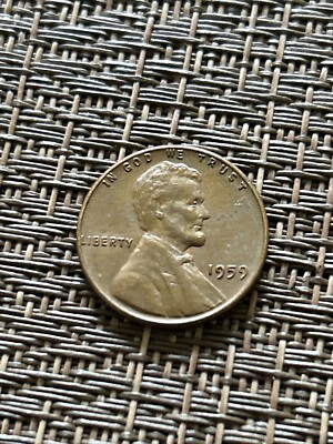 1959 penny no mint mark with L on the edge | eBay
