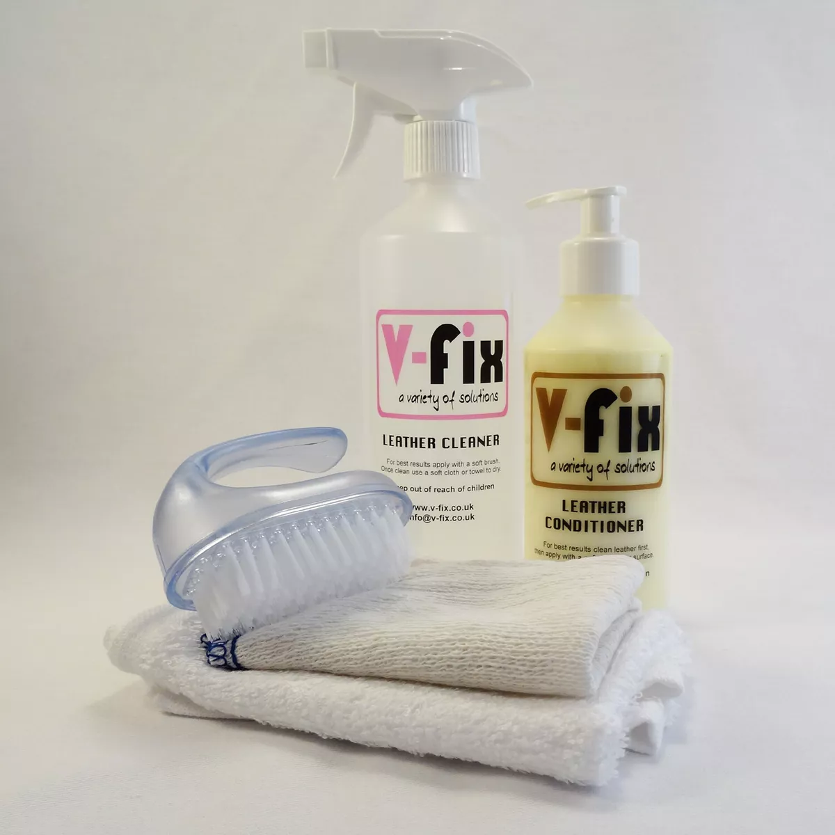 Faux sale leather cleaner