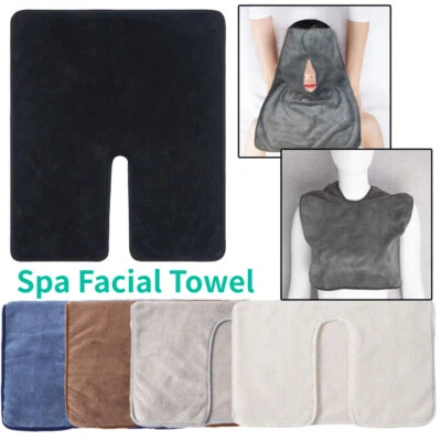 Soft Beauty Spa Facial Towel U-Shape Esthetician Face Towel Wrap Neck Salon