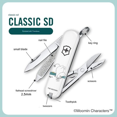 VICTORINOX Moomin Classic SD Moominland Midwinter Multi-Tool Knife