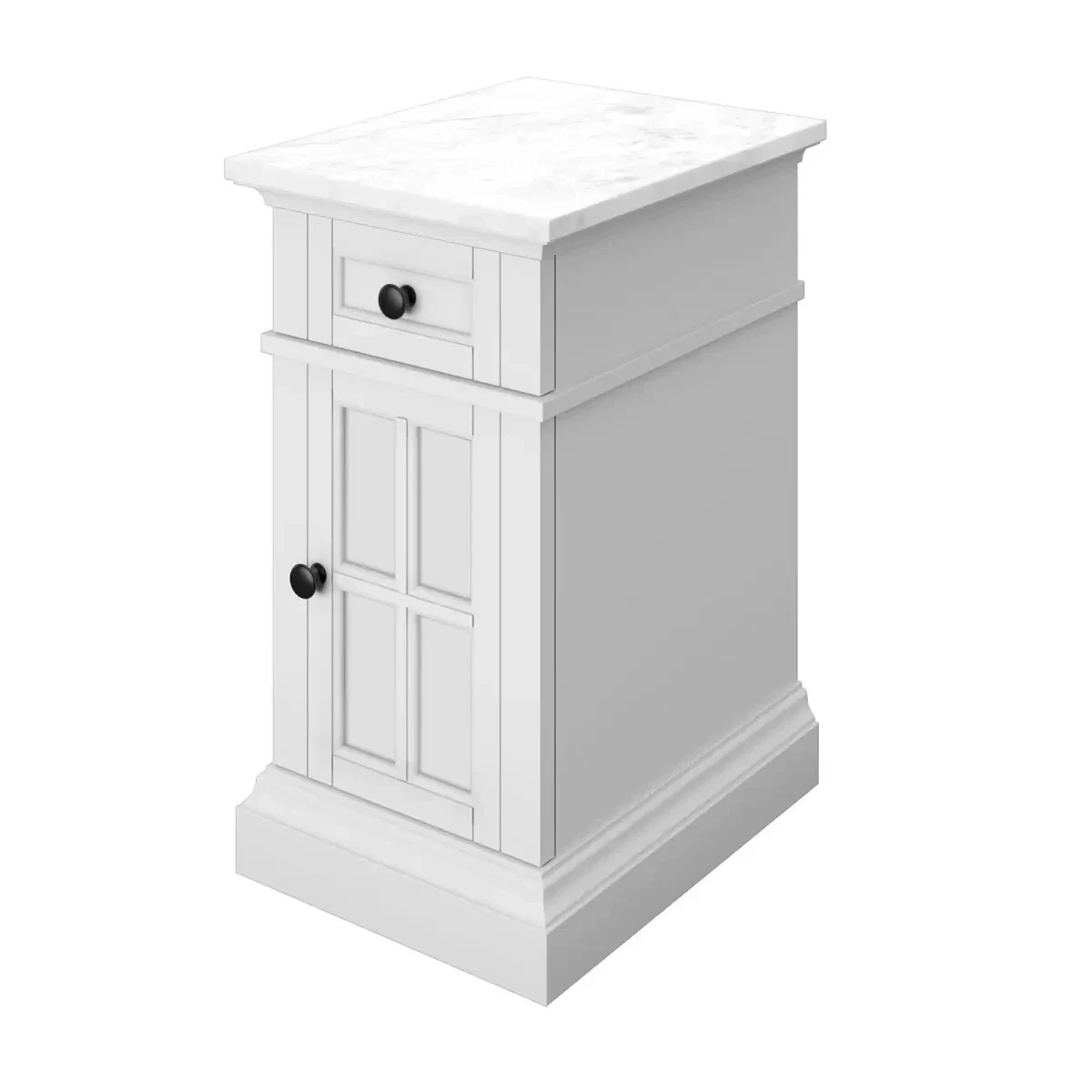 White chairside table deals