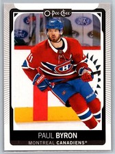 2021-22 O-Pee-Chee Paul Byron Montreal Canadiens #176