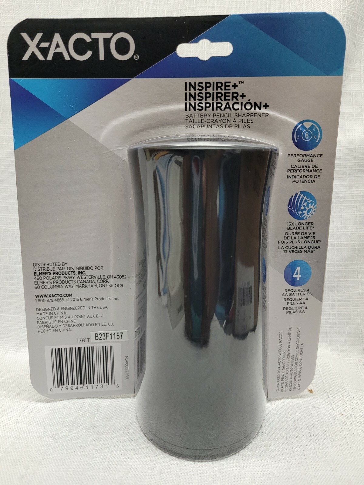 X-acto Inspire Plus Battery Operated Pencil Sharpener