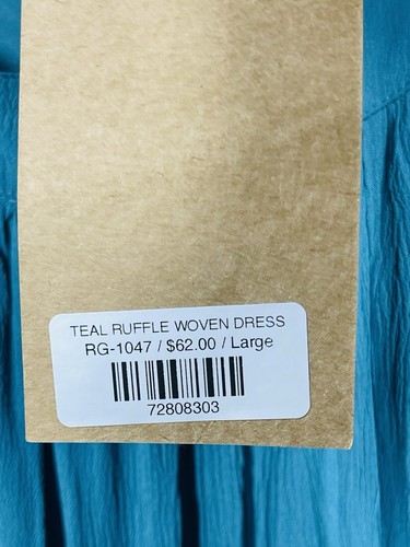 Listicle Womens Tiered Midi Dress Size L Ruffle Western Cottage Country Boho NWT - Picture 12 of 18