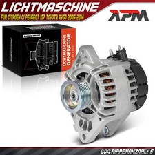 Lichtmaschine Generator 12V 80A für Citroen C1 Peugeot 107 Toyota Aygo 2005-2014
