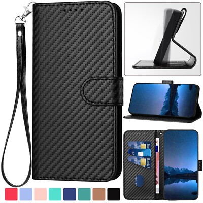 For Samsung Galaxy S24 S23 S22 S21 S20 Note20 Ultra PU Leather Wallet Phone Case