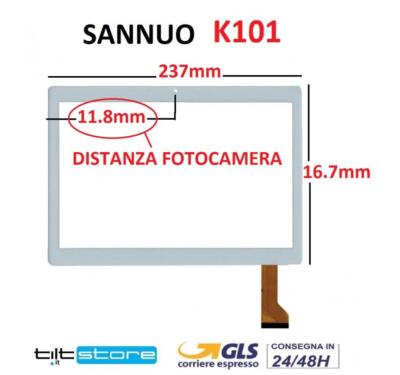 Ricambio Touch Screen per Plimpton PlimPad P60 Android 11 10 Pollici Tablet PC