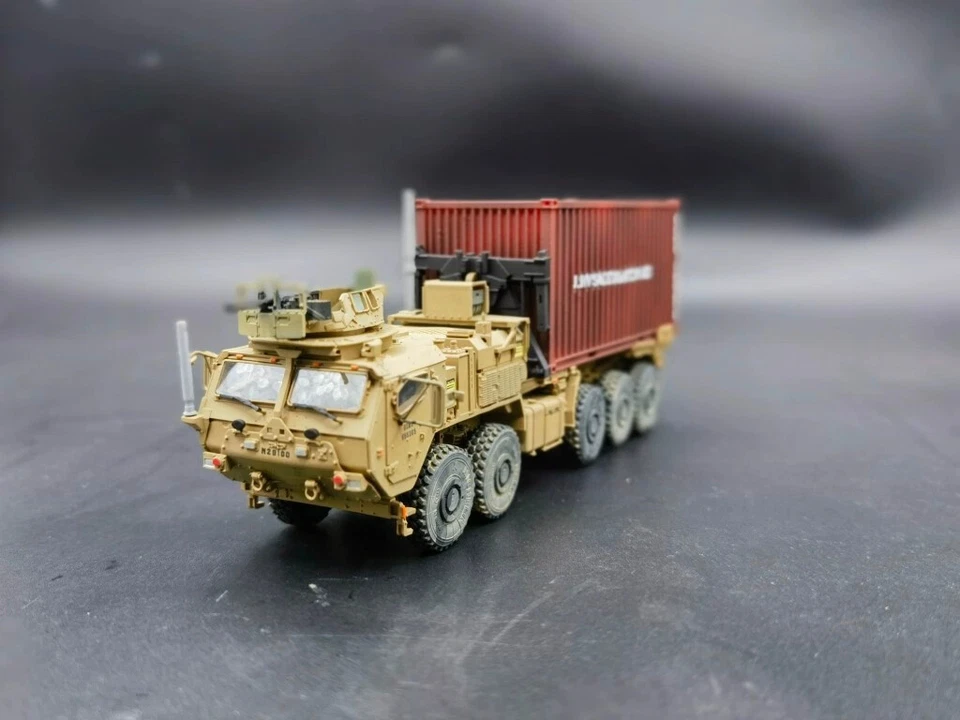 1/72 Us Army Oshkosh Tactical Container Transport Vehicle Desert Color Model - Image 4 of 4