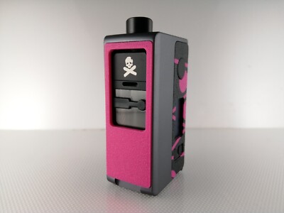 Stubby 18650 AIO Panels Full 3 Part Set 3D Printed in Pink/Black.