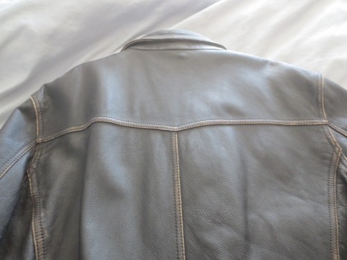 Vintage Hard to Find Heavy Thick Soft Leather Danier Motorcycle Jacket - Large - Picture 19 of 19