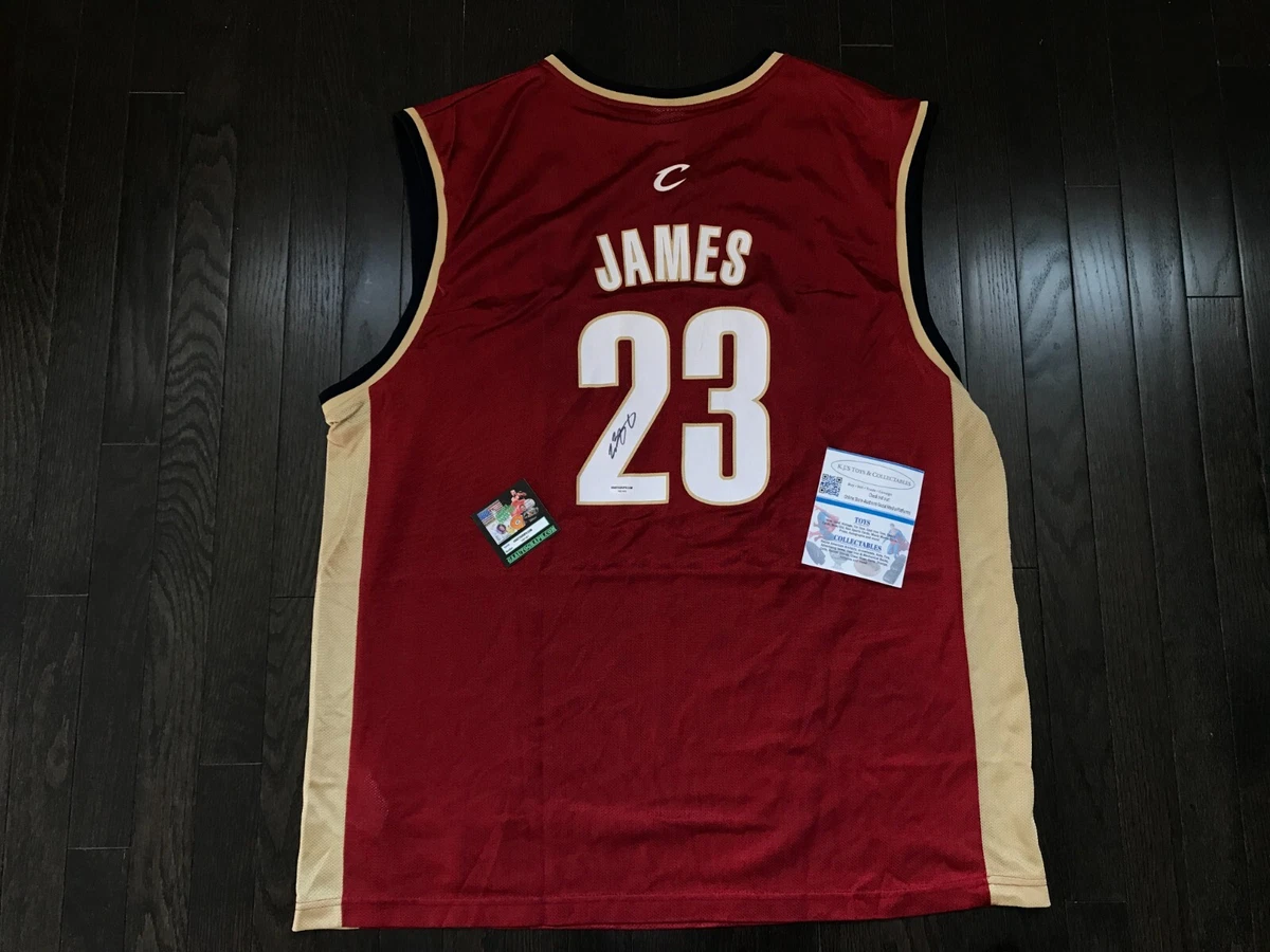 Lebron james signed jersey ebay sale