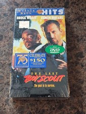 BRAND NEW The Last Boyscout (VHS; 1998) Bruce Willis RARE Sealed OOP Watermarks