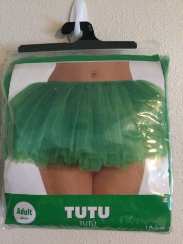 Amscan Green Tutu Ballet Skirt Adult Size Halloween Ballerina Costume Fairy Core - 第 1/5 張圖片