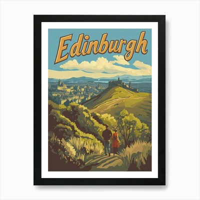 Aihrgdesign A Retro Reiseposter F Gerahmtes Wandbild Poster Leinwanddruck Bild