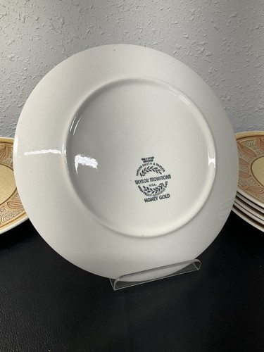 Vintage Honey Gold Plate Dish Bowl Lot Taylor Smith Taylor TST - Picture 10 of 24