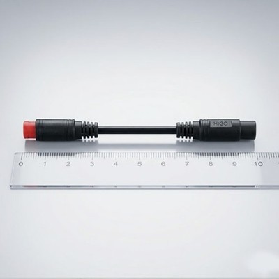 Higo Wasserdichter Stecker M6 auf M8 2 -poliges Kabel 10cm-E-Bike Elektro-Bafang