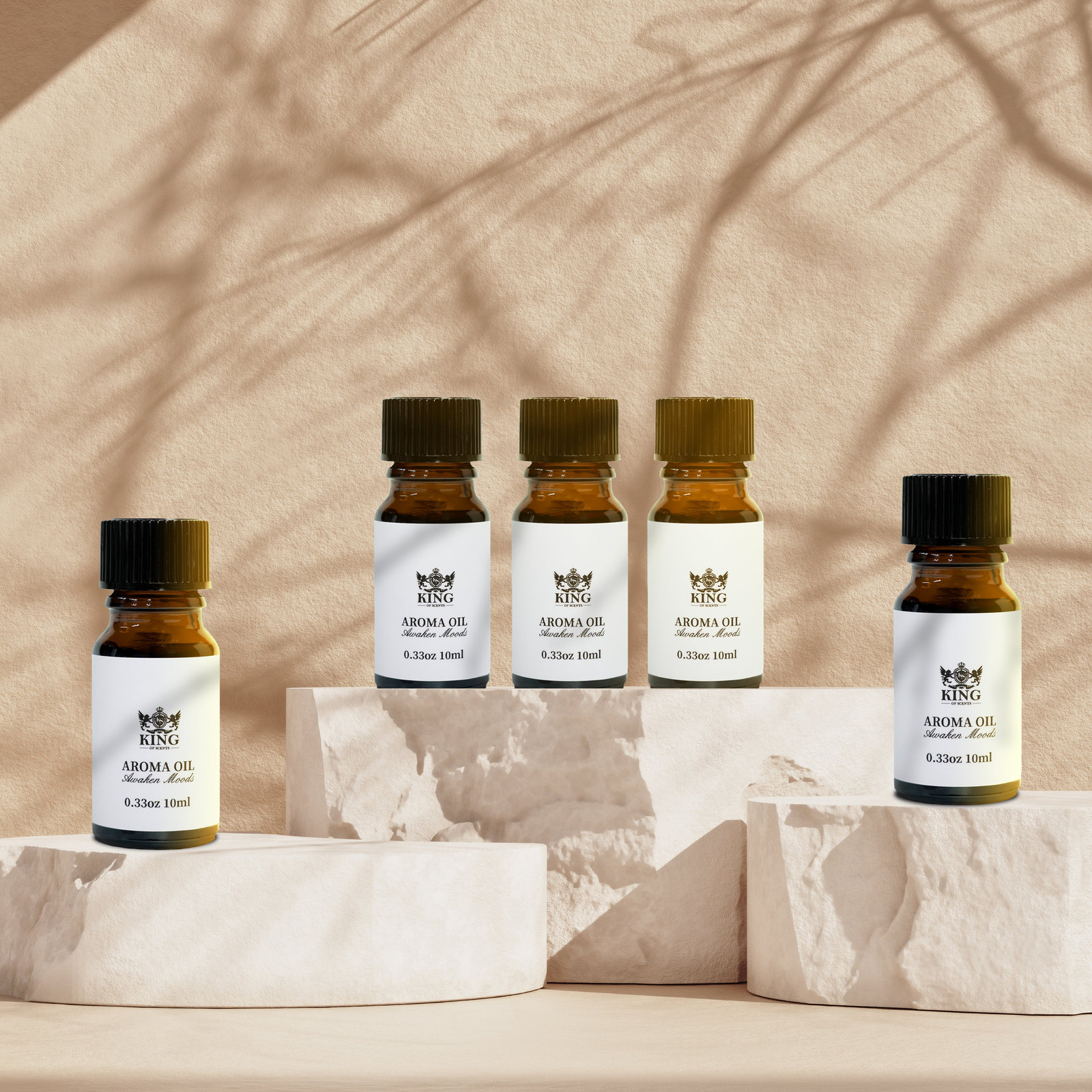 King of Scents Aroma Oil Diffuser Blend Set - Nile Garden Omega Orchid