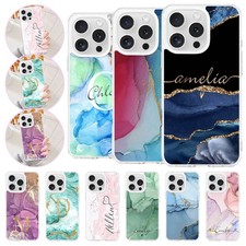Marble Print Custom Phone Case Magnetic Cover For iPhone 17 16e 15 14 Pro Max 13