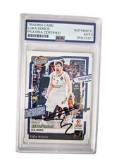 LUKA DONCIC AUTO 2023-24 Donruss EuroLeague Highlights PSA