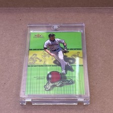 Vintage Rare 2002 Fleer Nomar Garciaparra Redsox MLB 2 color Grass Patch 12/50