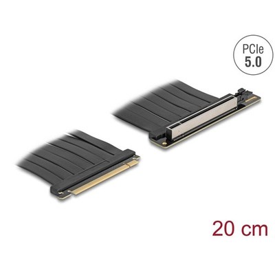 Delock Riser Karte PCI Express 5.0 x16 Stecker zu x16 Slot mit...