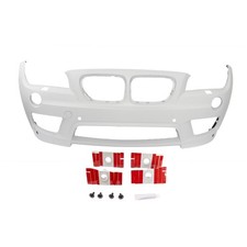 Front Bumper Cover For 2013-15 Bmw X1 Primed M Sport Pkg With Park Sensor Holes