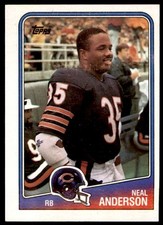 1988 Topps Neal Anderson Chicago Bears #71