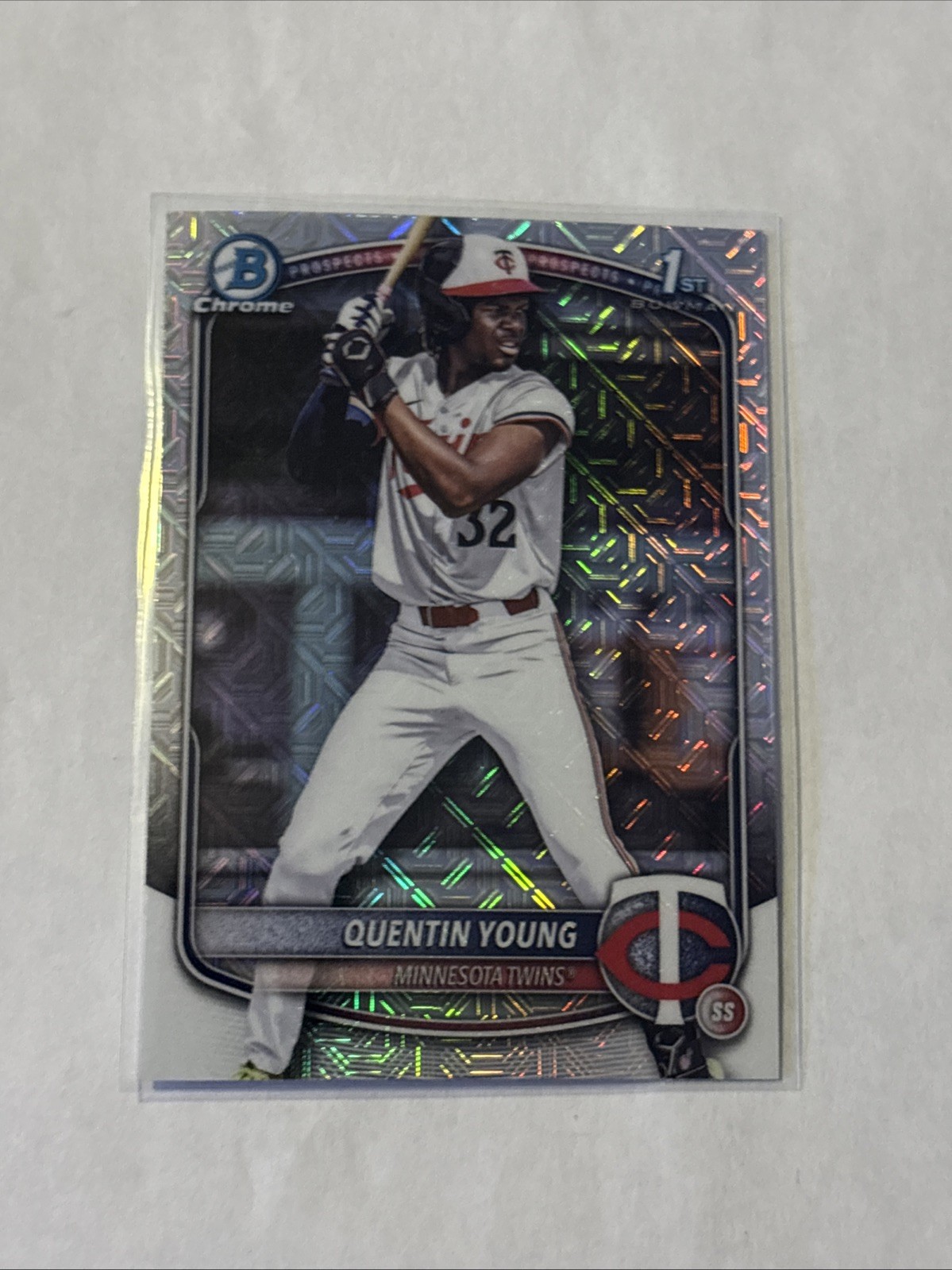 2025 Bowman Draft - Chrome Quentin Young #BDC-92 Mojo Refractor (RC)