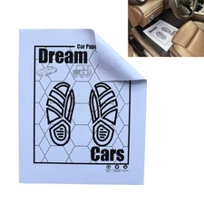 50 Pcs Car Paper Floor Mats Disposable Automotive Mat Covers Protector for Cars