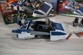 LEGO Star Wars 75022 Mandalorian Speeder 100% Complete Darth Maul Super Commando