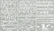 No.34 Metal Stencils, Pyrography, Wood Burning Kit 3 PCS