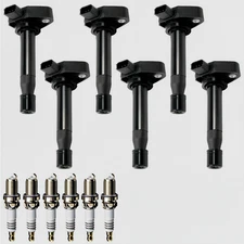 6X OEM Ignition Coil & 6 Iridium Spark plug For Honda Odyssey Accord Acura UF242