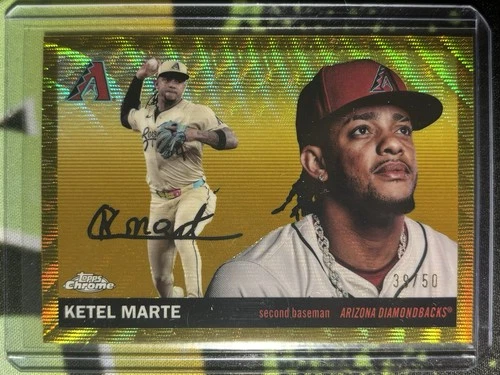 Ketel Marte 2025 Topps Chrome Ketel Marte Gold