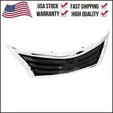 Front Bumper Chrome Grille Upper Grill For 2013-2015 Nissan Altima 623103ta0a