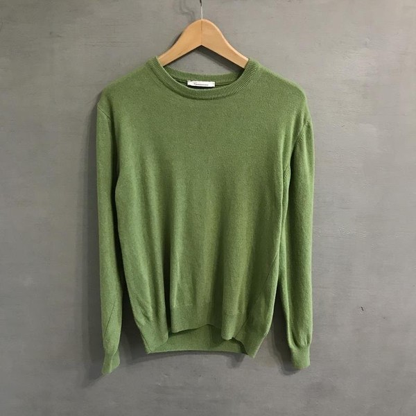 Men Camicissima Sweater Green Viscose 38 / M / 46 #XBI