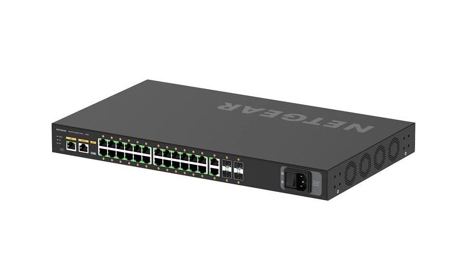 BZBGEAR NETGEAR AV LINE 24x1G POE+ 300W 2X1G and 4x SFP Managed Switch - Image 2 of 4