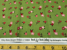 Riley Blake Holly Holiday Christmas Print Fabric 2021 21" x 42"