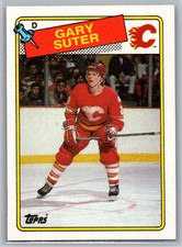 Gary Suter 1988-89 Topps HOCKEY #43 Calgary Flames