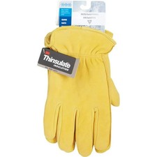 Durable Deerskin Leather Cowhide Warm Winter Construction Work GLOVES 2XLARGE