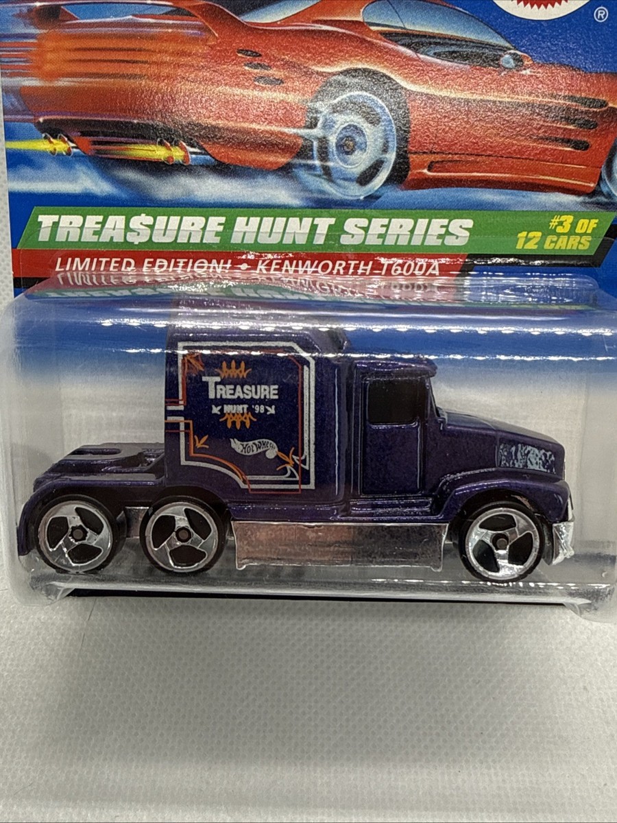 HOT WHEELS 1998 TREASURE HUNT KENWORTH T600A #3/12 | eBay