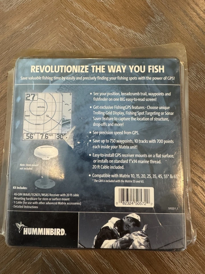 Hummingbird Matrix GPS Receiver ASGR4 Part No.405780-1 NEW SEALED - Image 2 of 3