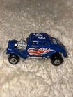 Vintage 1982 Matchbox 33 Willys Streey Rod Blue Diecast Toy Car 313 White Heat